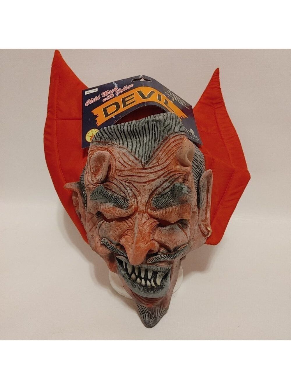 RUBIE'S Devil Mask with Cowl Brand New With Tags Child Size